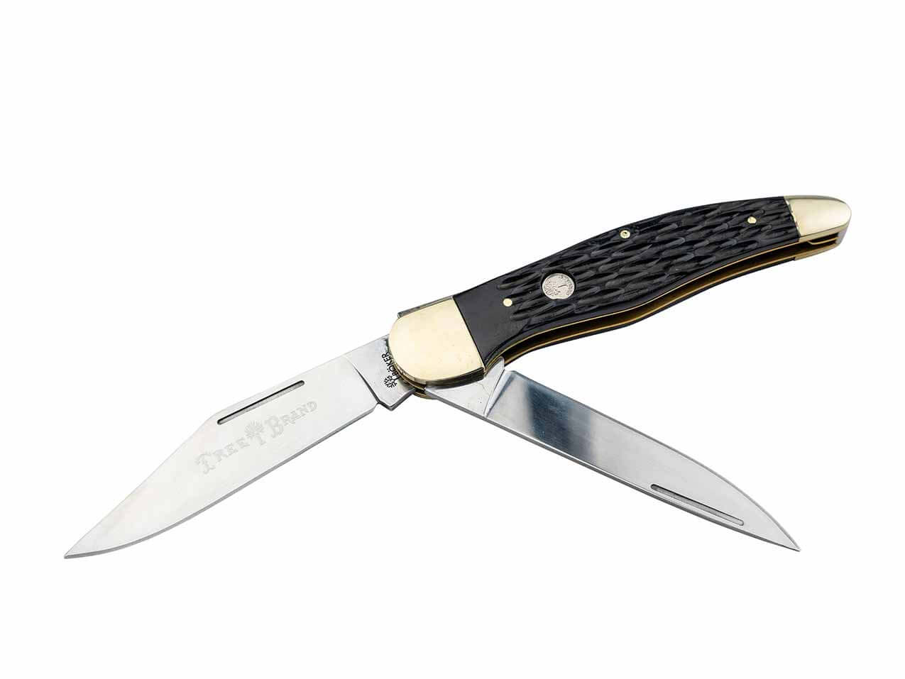 Boker Traditional Series 2.0 Tree Brand Trapper Black Folding Pocket K –  Atlantic Knife Company