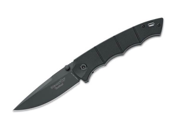 Pocket Knives, Black, Thumb Stud, 440C, G10