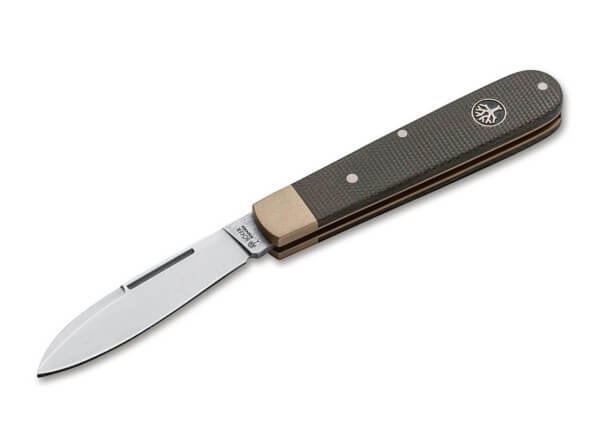 Pocket Knife, Olive, Nail Nick, Slipjoint, N690, Micarta
