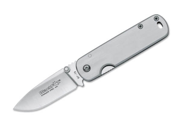 Pocket Knife, Silver, Thumb Stud, Linerlock, 440A