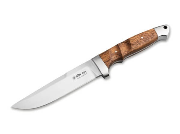 Fixed Blade, Brown, 440C, Maple Wood