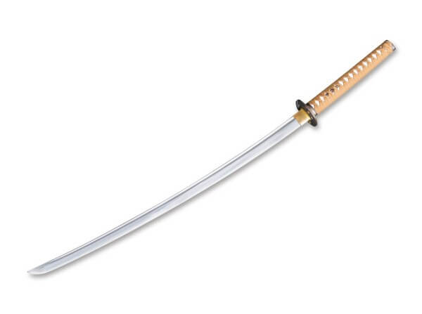 Sword, Brown, Fixed, Carbon Steel, Wood