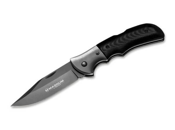 Pocket Knives, Black, Nail Nick, Backlock, 440A, Micarta