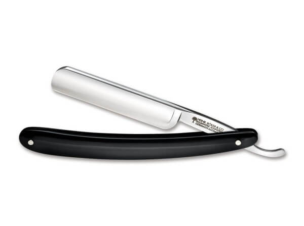 Straight Razor, Black, Stainless Steel, Synthetic