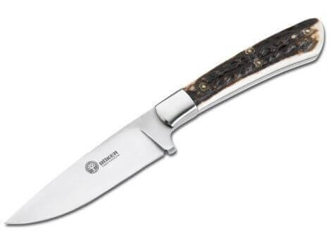 Fixed Blade, Brown, Fixed, T6MoV, Stag