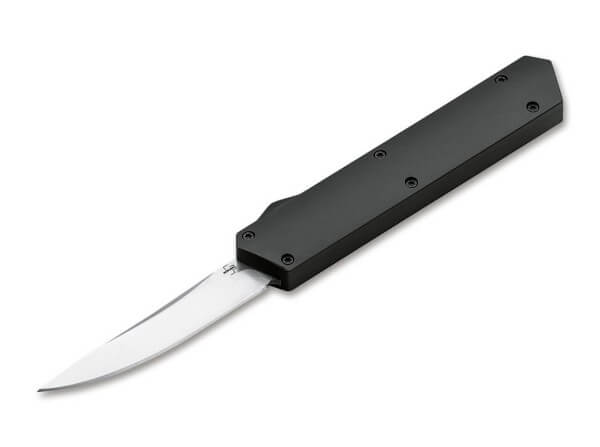 Pocket Knife, Black, OTF, D2, Aluminum
