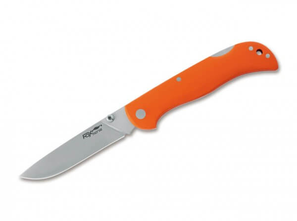 Pocket Knife, Orange, Backlock, 440C, G10