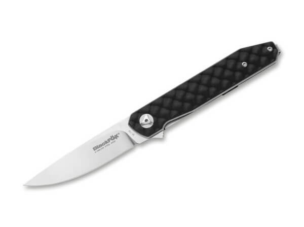 Pocket Knife, Black, Flipper, Linerlock, 440C, G10