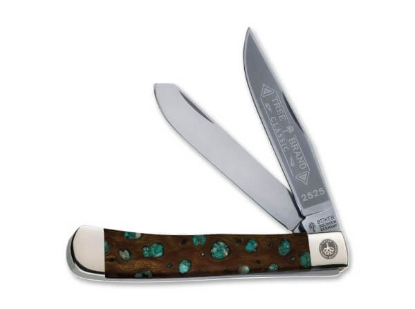 Pocket Knife, Brown, Nail Nick, Slipjoint, Carbon Steel
