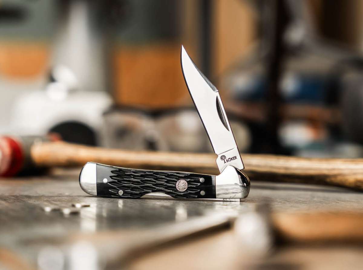 Boker Germany Treebrand Copperhead Backlock Black | Boker USA