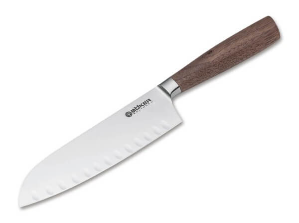 Kitchen Knife, Brown, X50CrMoV15, Walnut Wood