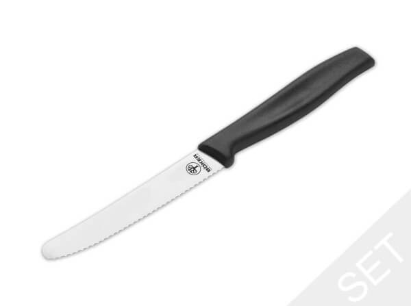 Kitchen Knife, Black, Fixed, Synthetic