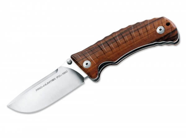 Pocket Knife, Brown, Thumb Stud, Linerlock, N690, Santos Wood