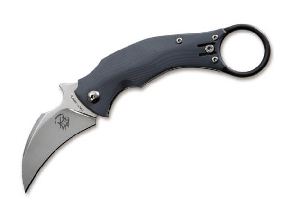 Pocket Knife, Grey, Linerlock, N690, G10