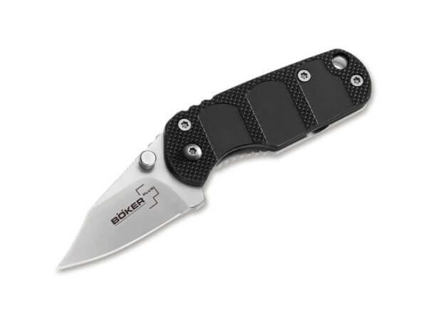 Pocket Knife, Black, Thumb Stud, Framelock, AUS-8, FRP