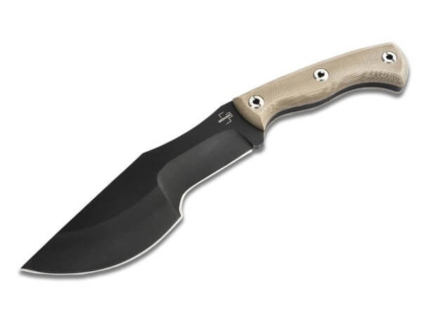 Fixed Blade Knives, Brown, 1095, Micarta