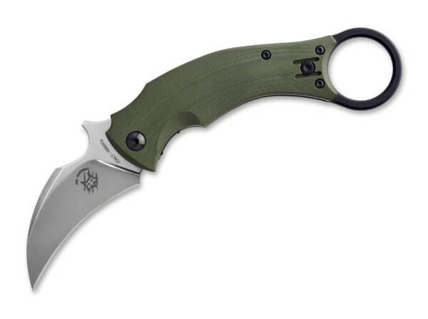Pocket Knife, Green, Wave, Linerlock, N690, G10