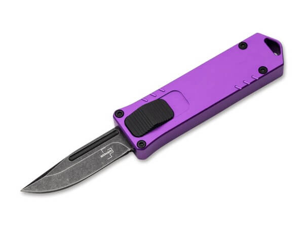 Pocket Knives, Purple, OTF, D2, Aluminum