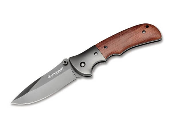 Pocket Knives, Brown, Thumb Stud, Linerlock, 440A, Huali Wood