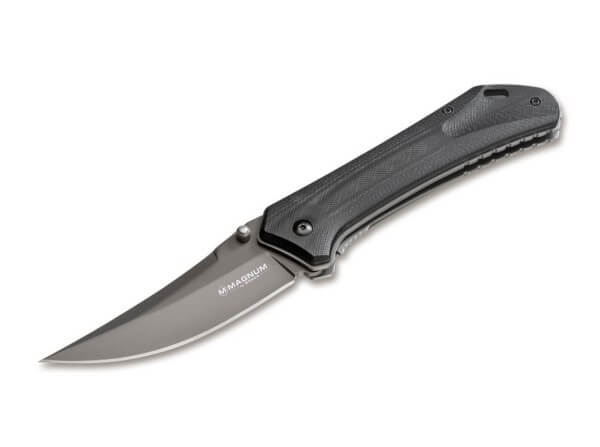 Pocket Knife, Black, Linerlock, 440A, G10