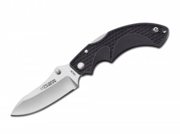 Pocket Knife, Black, Thumb Stud, Backlock, 154CM, FRP