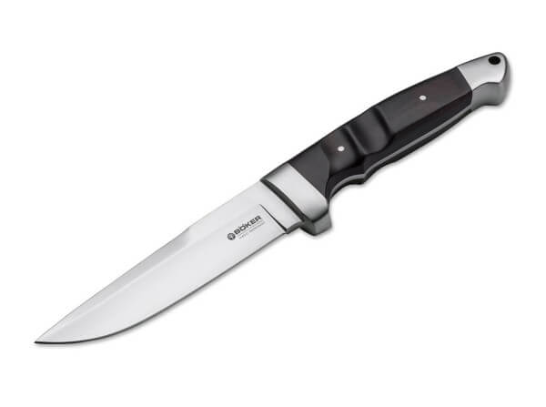 Fixed Blade Knives, Brown, 440C, Grenadill Wood