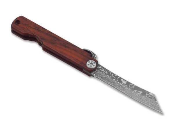 Pocket Knives, Brown, Friction, Friction Folder, Damascus, Wood