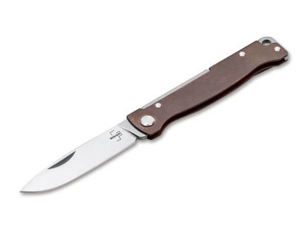 Pocket Knives, Bronze, Nail Nick, Slipjoint, 12C27, Copper