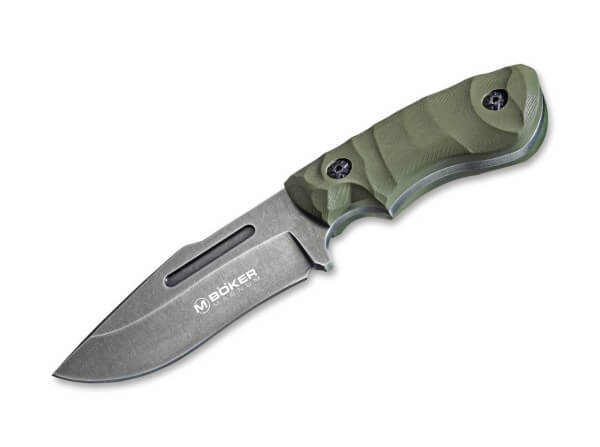 Fixed Blade Knives, Green, 440A, G10