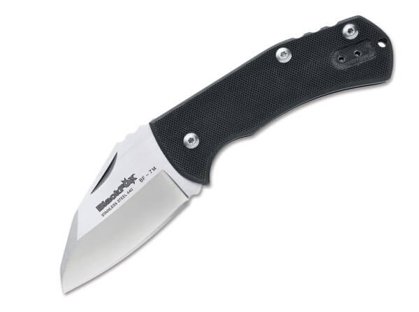 Pocket Knife, Black, Nail Nick, Slipjoint, 440C, G10