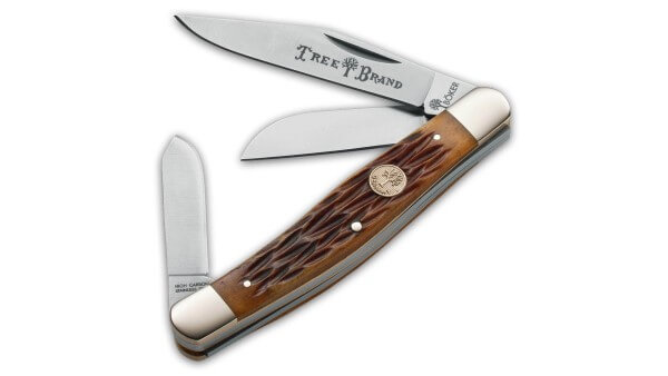 Pocket Knives, Brown, Nail Nick, Slipjoint, High Carbon Stainless Steel, Jigged Bone