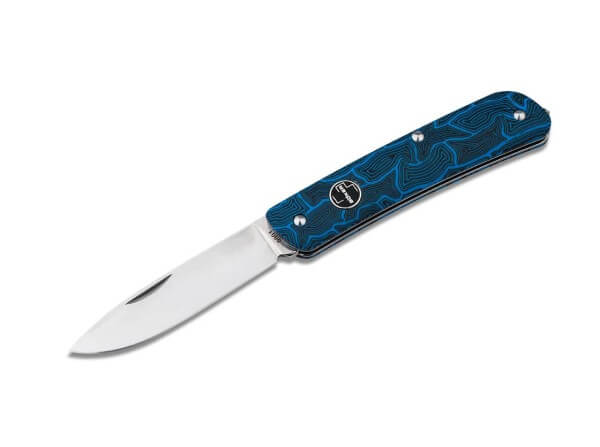 Pocket Knives, Blue, Nail Nick, Slipjoint, 12C27, G10