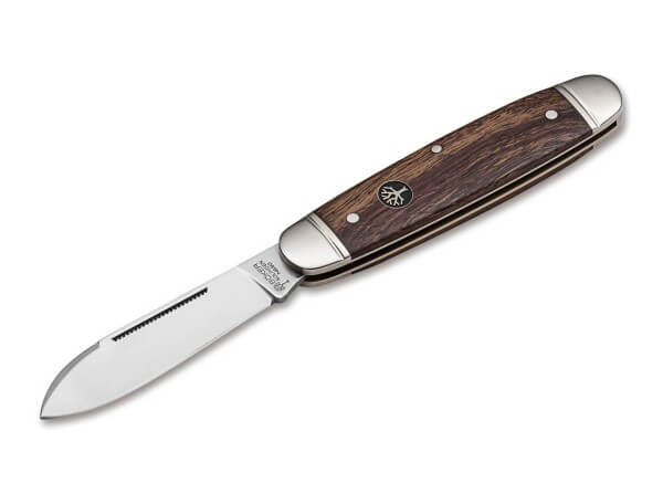 Pocket Knives, Brown, Nail Nick, Slipjoint, N690, Nickel Silver