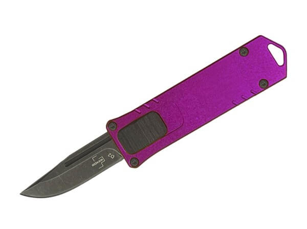 Pocket Knife, Purple, OTF, D2, Aluminum