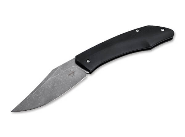 Pocket Knife, Black, Slipjoint, D2, G10