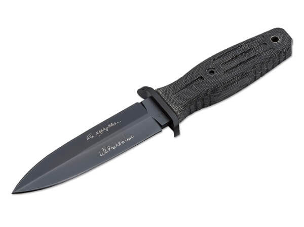 Fixed Blade Knives, Black, N690, Micarta