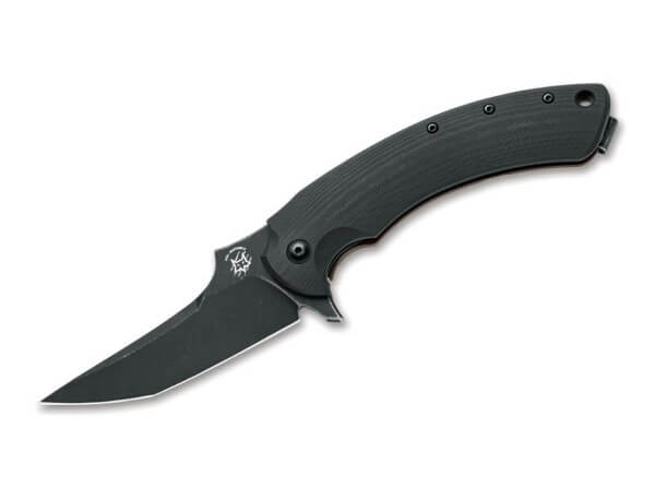 Pocket Knife, Black, Flipper, Framelock, N690, G10