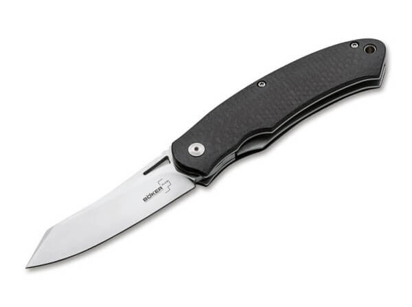 Pocket Knives, Black, Flipper, Linerlock, D2, Carbon Fibre