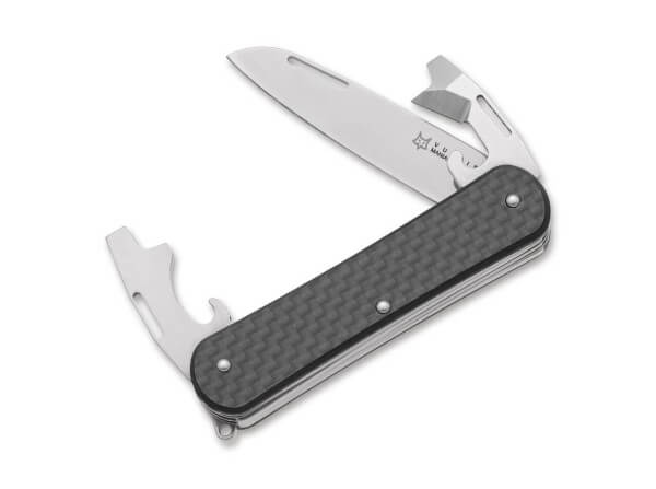 Pocket Knives, Black, Nail Nick, Slipjoint, M390, Carbon Fibre