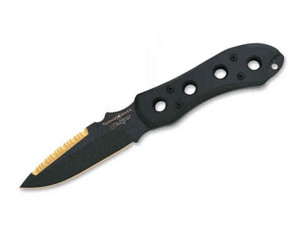 Fixed Blade Knives, Black, Fixed, 440B, G10