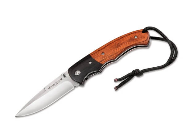 Pocket Knife, Brown, Thumb Stud, Linerlock, 440A, Pakka Wood