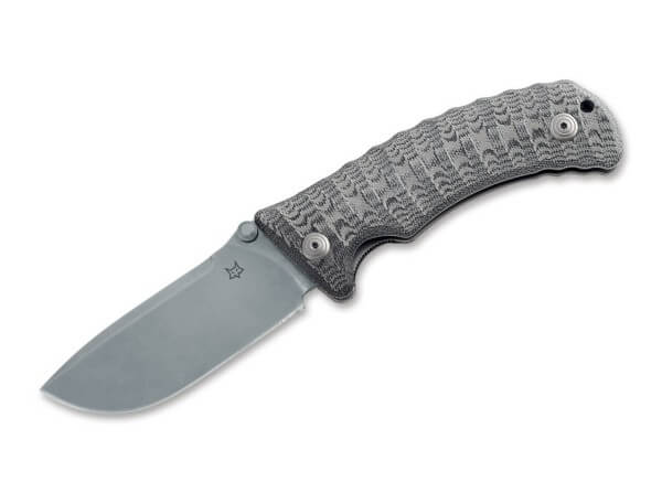Pocket Knife, Black, Thumb Stud, Linerlock, N690, Micarta