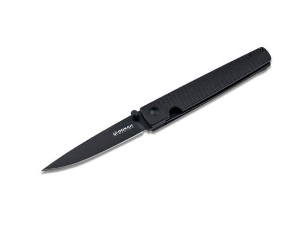 Pocket Knives, Black, Thumb Stud, Linerlock, 440A, G10