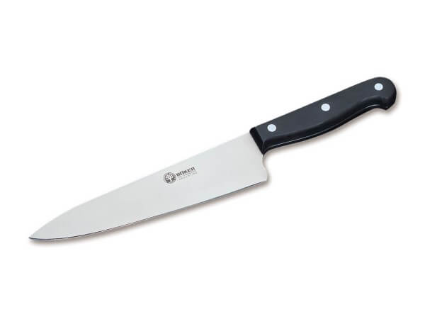 Kitchen Knife, Black, Fixed, 440A, Synthetic