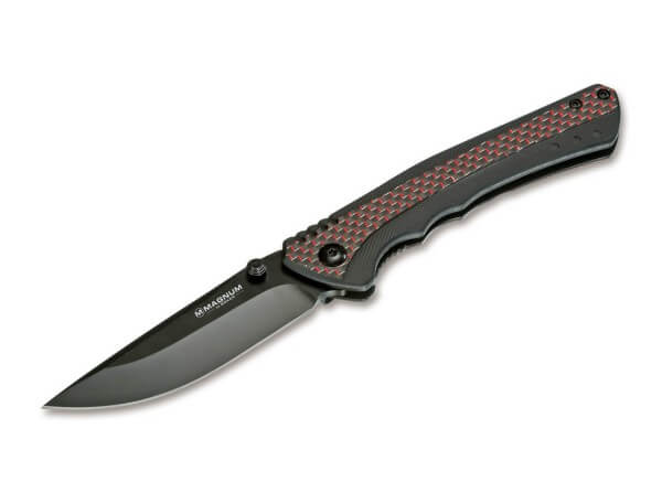 Pocket Knife, Black, Framelock, 440A, G10
