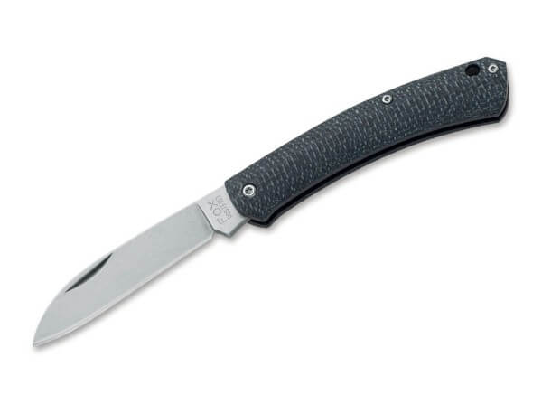 Pocket Knife, Black, Nail Nick, Slipjoint, 420C, Micarta