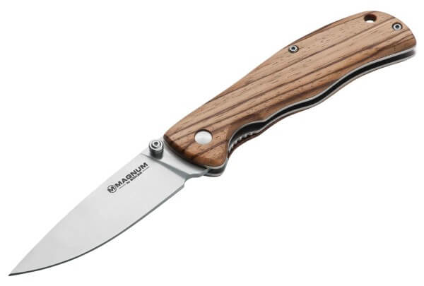 Pocket Knife, Brown, Thumb Stud, Linerlock, 440A