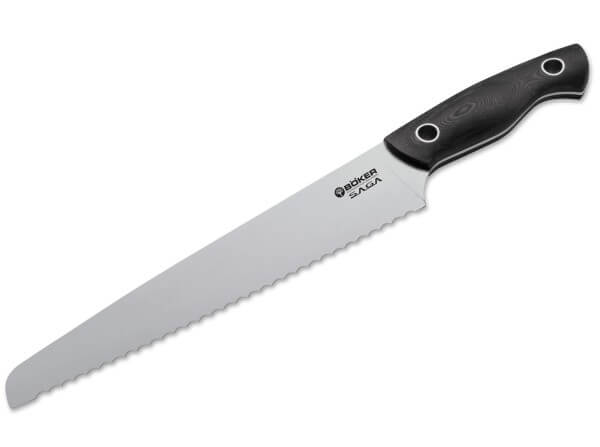 Kitchen Knife, Black, Fixed, 440C, G10