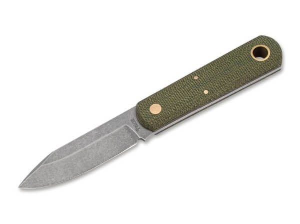 Fixed Blade Knives, Green, Fixed, ABE-L, Micarta