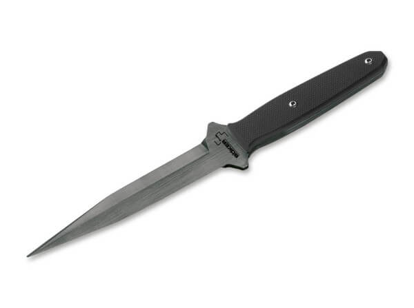 Fixed Blade Knives, Black, Fixed, 440C, G10